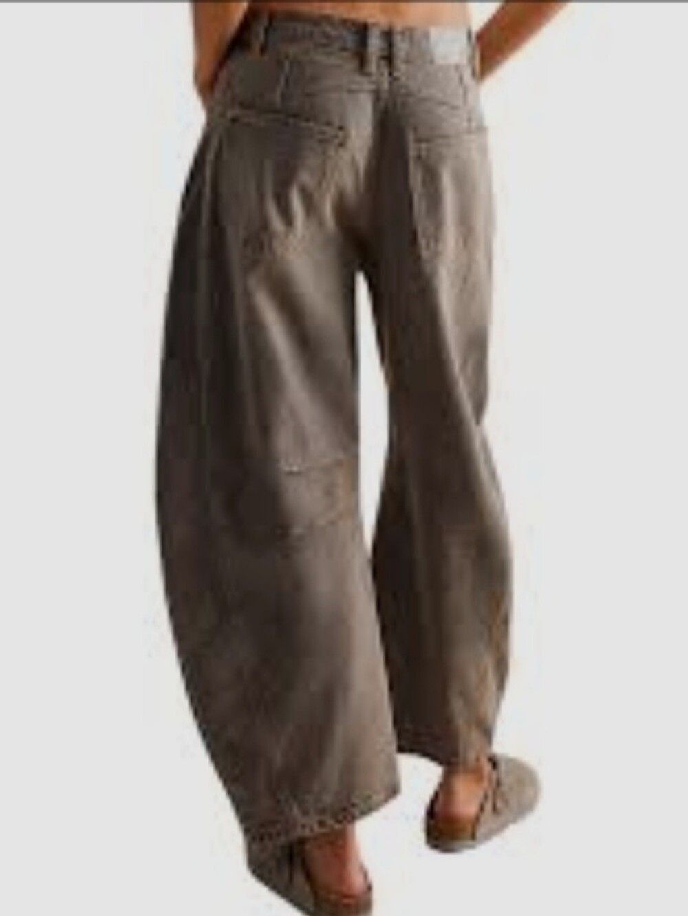 WE THE FREE PEOPLE GOOD LUCK MID RISE BARREL - Picture 2 of 6